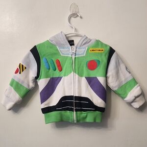 Disney Buzz Lightyear Hoodie - Green, White, Purple